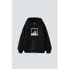 Asap Rocky Baskılı Oversize Unisex Premium Siyah