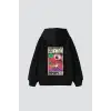 AstroWorld Baskılı Oversize Unisex Siyah
