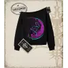 Attack On Titan Anime Baskılı Kadın Kayık Yaka Sweatshirt