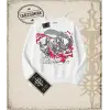 Attack On Titan Anime Baskılı Oversize Unisex Bisiklet Yaka Sweatshirt