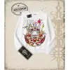 Attack On Titan Anime Baskılı Oversize Unisex Bisiklet Yaka Sweatshirt