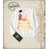 Attack On Titan Anime Baskılı Oversize Unisex Bisiklet Yaka Sweatshirt