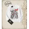 Attack On Titan Anime Baskılı Oversize Unisex Bisiklet Yaka Sweatshirt