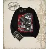 Attack On Titan Anime Baskılı Oversize Unisex Bisiklet Yaka Sweatshirt