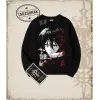 Attack On Titan Anime Baskılı Oversize Unisex Bisiklet Yaka Sweatshirt