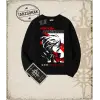 Attack On Titan Anime Baskılı Oversize Unisex Bisiklet Yaka Sweatshirt