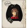 Attack On Titan Anime Baskılı Oversize Unisex Bisiklet Yaka Sweatshirt