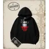 Attack On Titan Anime Baskılı Oversize Unisex Kapşonlu Sweatshirt