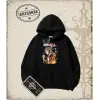 Attack On Titan Anime Baskılı Oversize Unisex Kapşonlu Sweatshirt