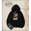 Attack On Titan Anime Baskılı Oversize Unisex Kapşonlu Sweatshirt