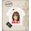Attack On Titan Anime Baskılı Oversize Unisex Tişört