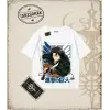 Attack On Titan Anime Baskılı Oversize Unisex Tişört