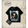 Attack On Titan Anime Baskılı Oversize Unisex Tişört