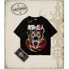 Attack On Titan Anime Baskılı Oversize Unisex Tişört