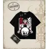Attack On Titan Anime Baskılı Oversize Unisex Tişört