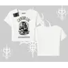 Babby Tee Tshirt Caffeine Cat Kahve Temalı Kedi Baskılı