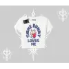 Babby Tee Tshirt Sevimli Tavşan Some Bunny Loves Me Baskılı