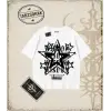 Barkodlu ıldız Oversize Unisex Tişört