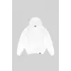 Basic Beyaz Oversize Unisex Kapuşonlu