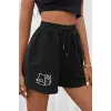 Bay Hello Kitty Baskılı Siyah Kadın Regular fit
