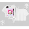 Best Pet Ever Baskılı Oversize Crop Tshirt