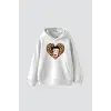 Betty Boops Baskılı Oversize Unisex Premium Beyaz