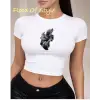 Beyaz Babby Tee çiçek Özel tasarım