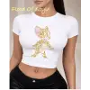 Beyaz Babby Tee jerrr Özel tasarım