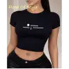 Beyaz Babby Tee minimal Özel tasarım