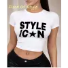 Beyaz Babby Tee style Özel tasarım
