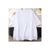 Beyaz Bad Bunny Komik Baskı Harajuku Ullzang Sevimli Komik Tshirt