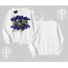 Beyaz Biskilet Yaka Sweatshirt Sp55der