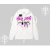 Beyaz Hırka Sweatshirt Autumn Spider