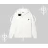 Beyaz Hırka Sweatshirt Özel logolu