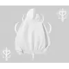 Beyaz Hırka Sweatshirt Why are u Scared