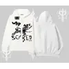 Beyaz Hırka Sweatshirt Why are u Scared