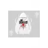 Beyaz Kapşonlu Sweatshirt Spider Undercover