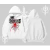 Beyaz Kapşonlu Sweatshirt Spider Undercover