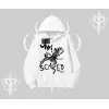 Beyaz Kapşonlu Sweatshirt Why are u Scared