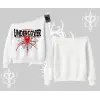 Beyaz Kayık Yaka Sweatshirt Spider Undercover