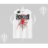 Beyaz Kolsuz Tişört Spider Undercover