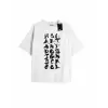 Beyaz Oversize T-shirt harf Özel tasarım
