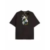 Beyaz Oversize T-shirt pandalar Özel tasarım