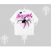 Beyaz Oversize Tişört Autumn Spider