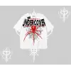 Beyaz Oversize Tişört Spider Undercover