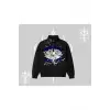 Beyaz Yarım Fermuarlı Sweatshirt Sp55der