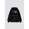 Billie Eilish Baskılı Oversize Unisex Siyah