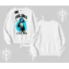 Biskilet Sweatshirt Anime Cyberpunk Kız Baskılı