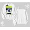 Biskilet Sweatshirt Anime Unity Neon Detaylı Grafik Baskılı