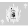 Biskilet Sweatshirt Caffeine Cat Kahve Temalı Kedi Baskılı